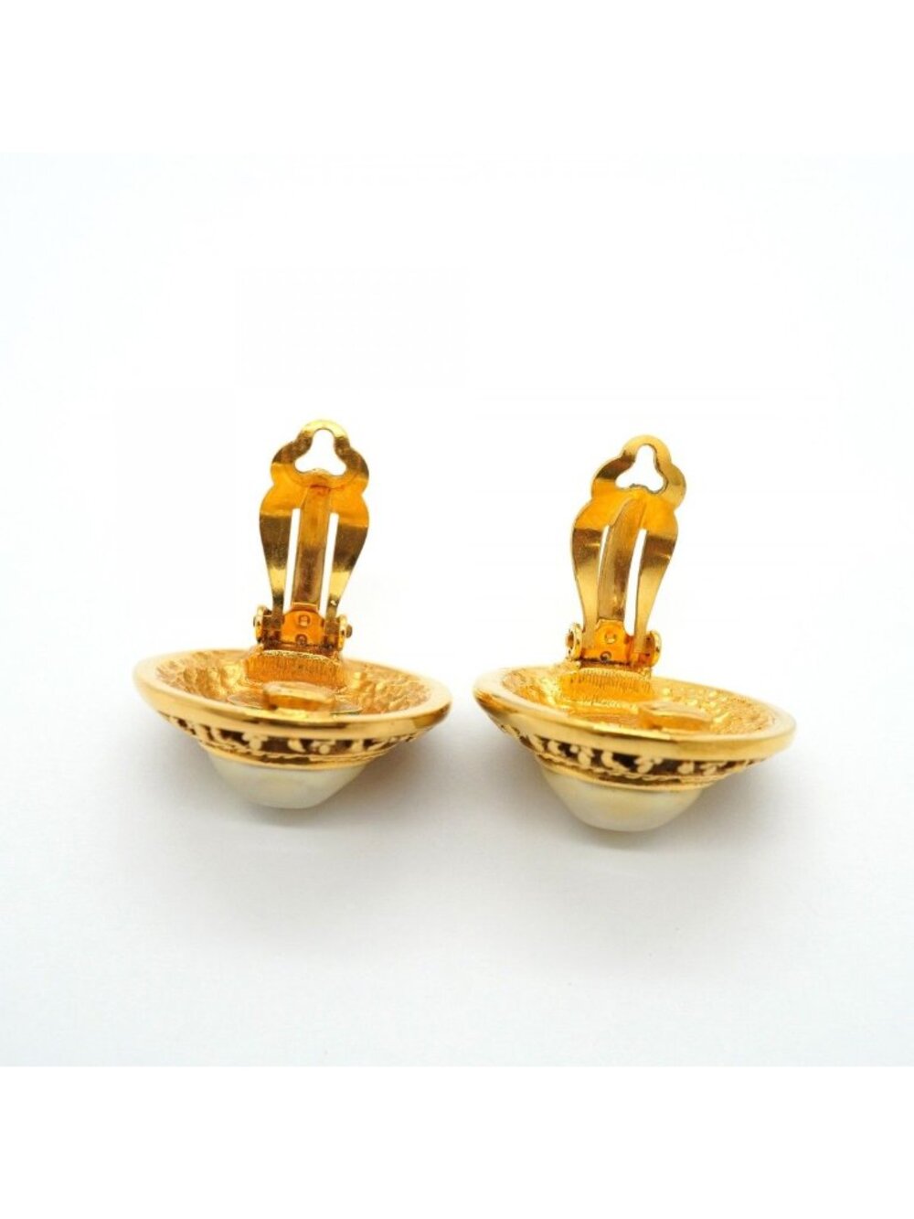 Chanel Earrings Vintage Gold - Picture 6 of 6